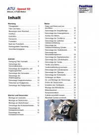 Reparaturanleitung RIS, ATU Speed 50, 4T, Antrieb und Motor