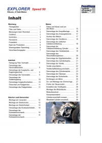 Reparaturanleitung RIS, EXPLORER Speed 50, ECS, 4T, Antrieb und Motor