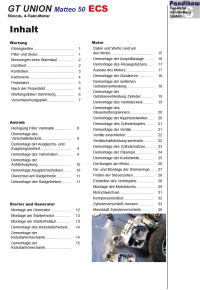 Reparaturanleitung RIS, GT Union Matteo ECS 50, 4T, Antrieb und Motor