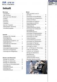 Reparaturanleitung RIS, IVA GTE 50, Antrieb und Motor