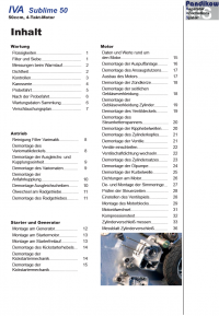 Reparaturanleitung RIS, IVA Sublime 50, Antrieb und Motor