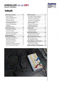 Reparaturanleitung RIS, Kreidler CR 125, 4T, Gemischaufbereitung und Diagnose