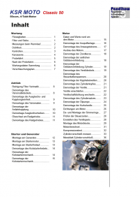 Reparaturanleitung RIS, KSR Classic 50 4T, Antrieb und Motor