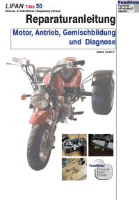 Reparaturanleitung RIS, Lifan Trike 50 (Kupplung hinten), Motor, Antrieb, Gemischbildung und Diagnose