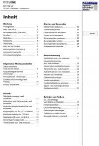 Reparaturanleitung RIS Cyclone RX1 125 LC, Antrieb und Motor