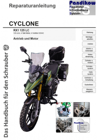 Reparaturanleitung RIS Cyclone RX1 125 LC, Antrieb und Motor