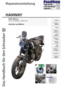 Reparaturanleitung RIS Hanway G15 125 LC, Antrieb und Motor