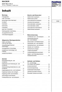 Reparaturanleitung RIS Macbor Eight Mile 125 LC, Antrieb und Motor