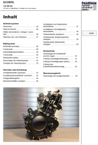 Reparaturanleitung RIS, Scorpa 125 SM RS, Antrieb und Motor