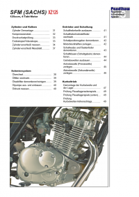 Reparaturanleitung RIS,SFM (Sachs) ZX125, Antrieb und Motor