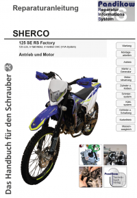 Reparaturanleitung RIS, Sherco 125 SE RS Factory, Antrieb und Motor