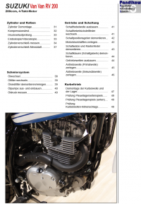 Reparaturanleitung RIS, Suzuki VanVan RV200, Antrieb und Motor