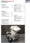Reparaturanleitung RIS, Aprilia SX Supermoto 125, 4T, Antrieb und Motor