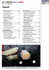 Reparaturanleitung RIS, GT UNION GT3 50 EFI, 4T, Gemischaufbereitung und Diagnose