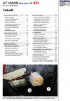 Reparaturanleitung RIS, GT UNION Massimo 50 EFI, 4T, Gemischaufbereitung und Diagnose