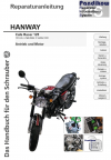 Reparaturanleitung RIS, Hanway Cafe Racer 125, 4T, Antrieb und Motor