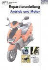 Reparaturanleitung RIS, Hero Xoom 50 EFI, Antrieb und Motor