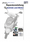 Reparaturanleitung RIS, Jinlun JL50QT-5 (50ccm), Antrieb und Motor
