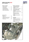 Reparaturanleitung RIS, SFM (SACHS) ZX125, Antrieb und Motor