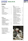 Reparaturanleitung RIS, Suzuki Katana 50 AC, Antrieb und Motor